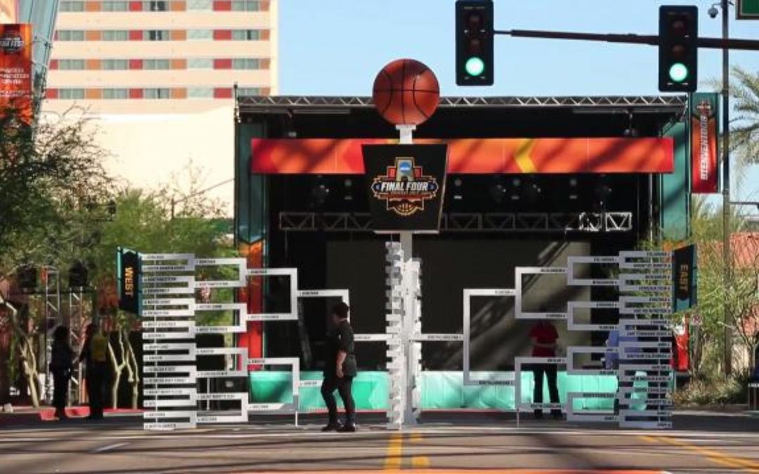 Downtown Phoenix gets ready for NCAA Final Four