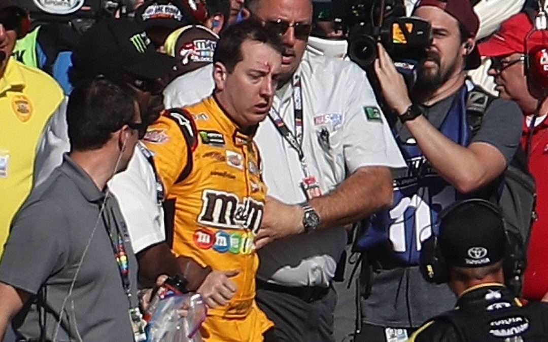 Kyle Busch and Joey Logano fight in Las Vegas