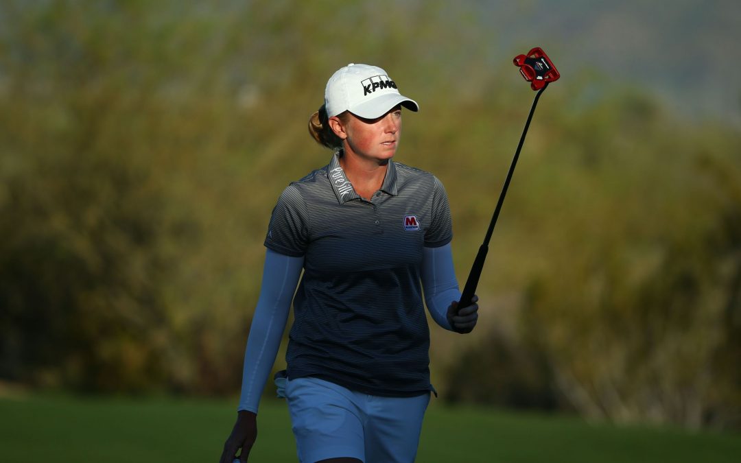 Stacy Lewis flirts with 59, shares Founders Cup lead