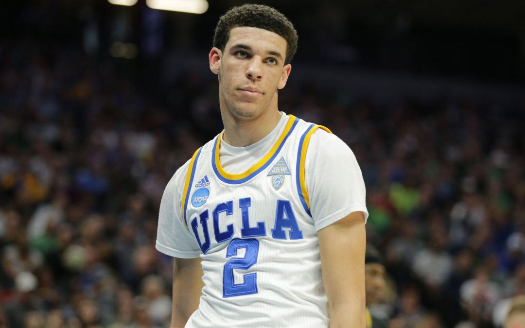 Lonzo Ball is putting on an offensive clinic