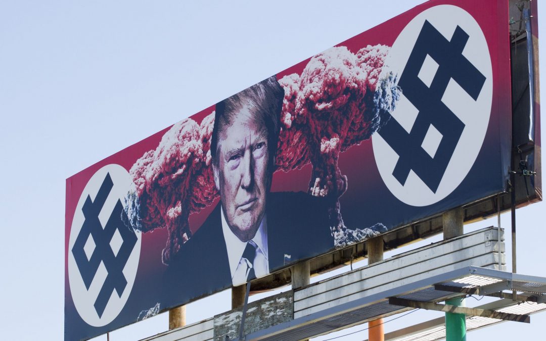 Anti-Trump billboard in Phoenix uses PlayStation ad image