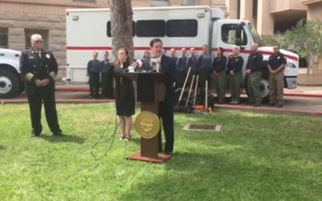 Gov. Doug Ducey talk about “average” wildfire outlook for 2017