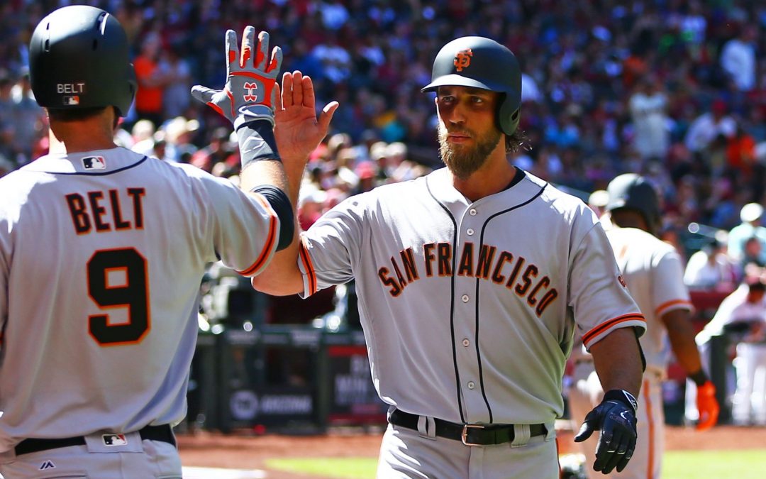 Madison Bumgarner becomes first pitcher to hit two home runs on Opening Day