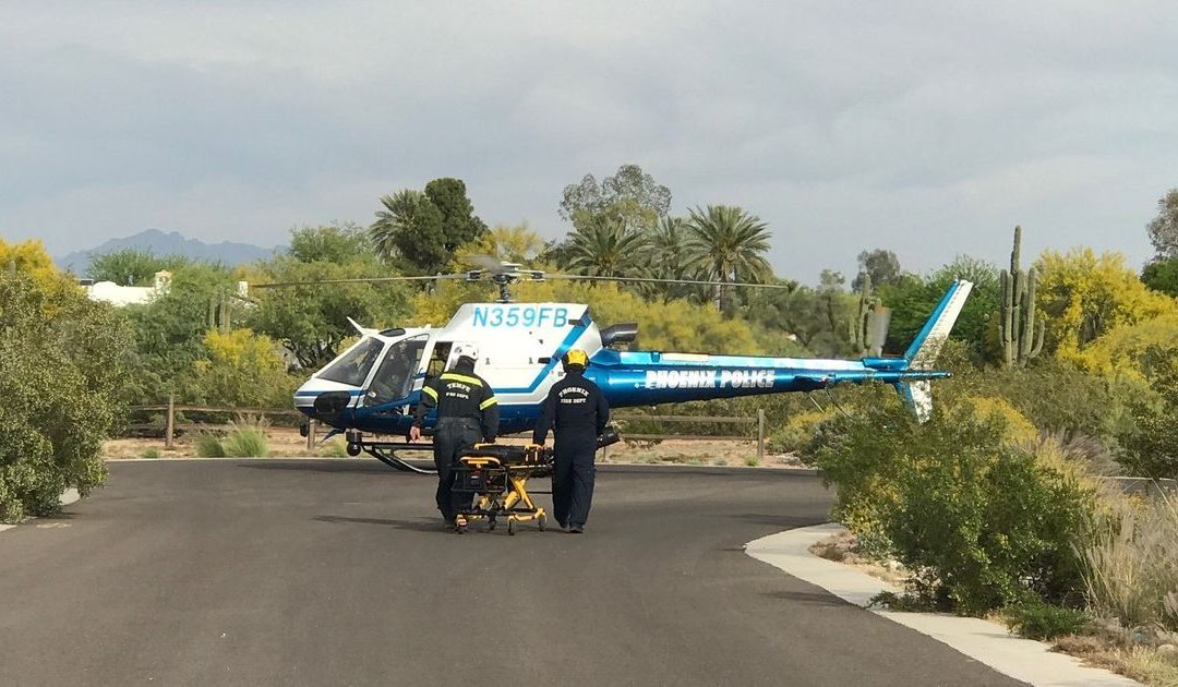 Crews use helicopter to airlift out-of-town hiker from Camelback Mountain in Phoenix