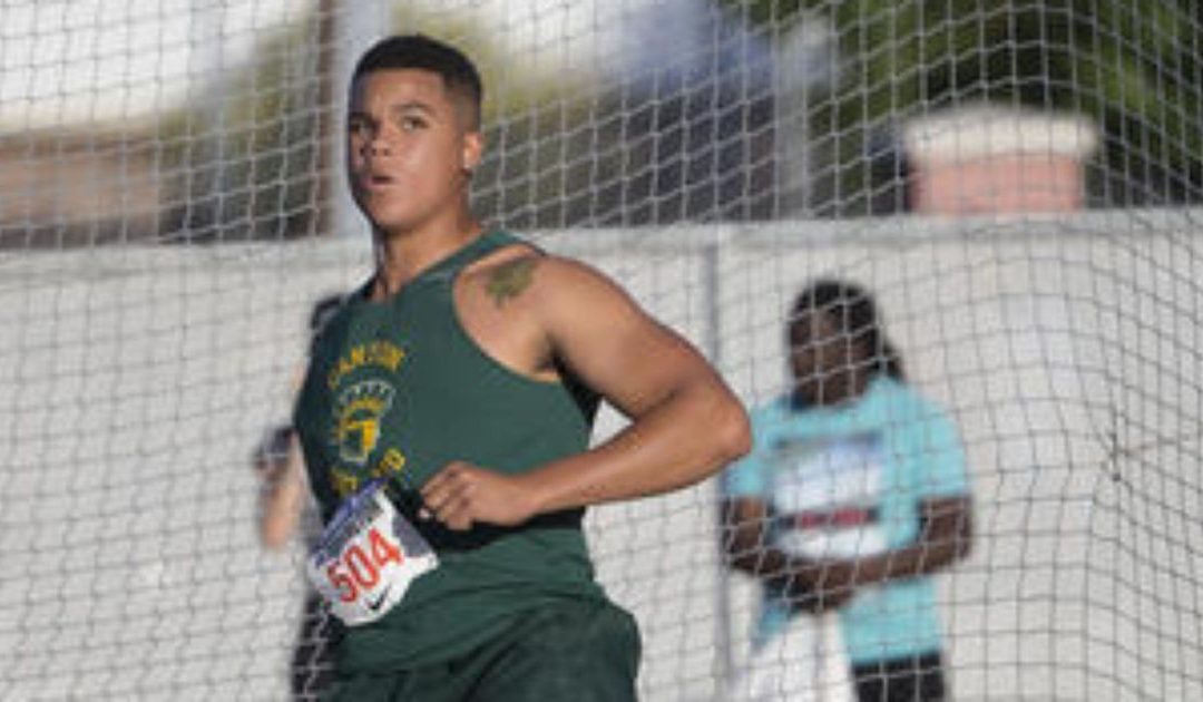Canyon del Oro’s Turner Washington breaks own state discus record at Arcadia