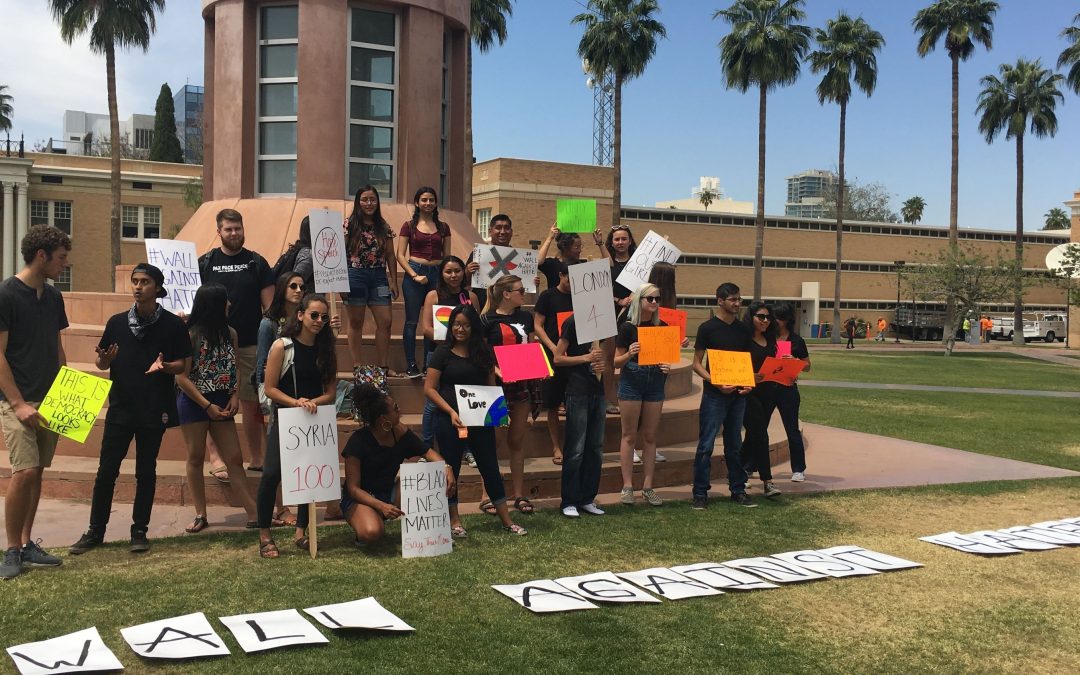 ASU class holds protest instead of final exam