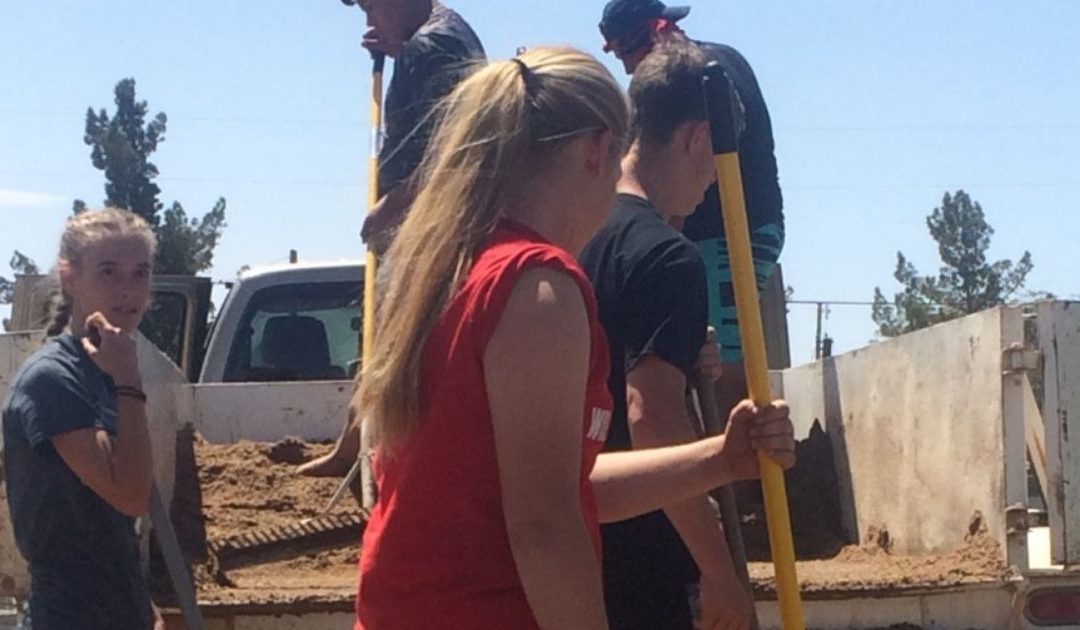 Willcox athletes, community come together to build track