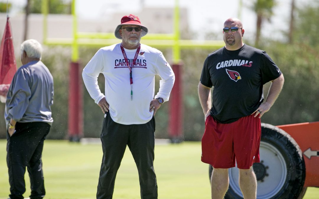 Cardinals’ Steve Keim, Bruce Arians talk strong-armed QBs