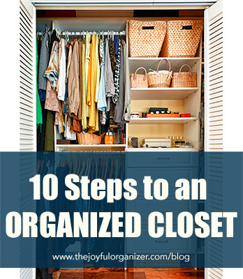 10 Steps to an Organized Closet