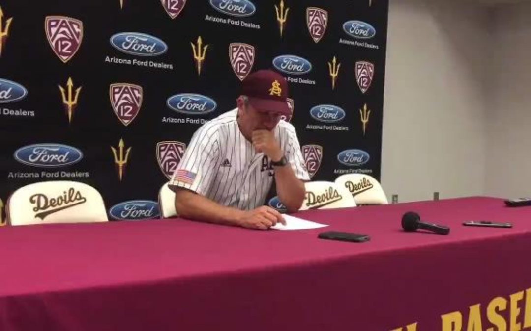 ASU baseball coach Tracy Smith on loss to Stanford