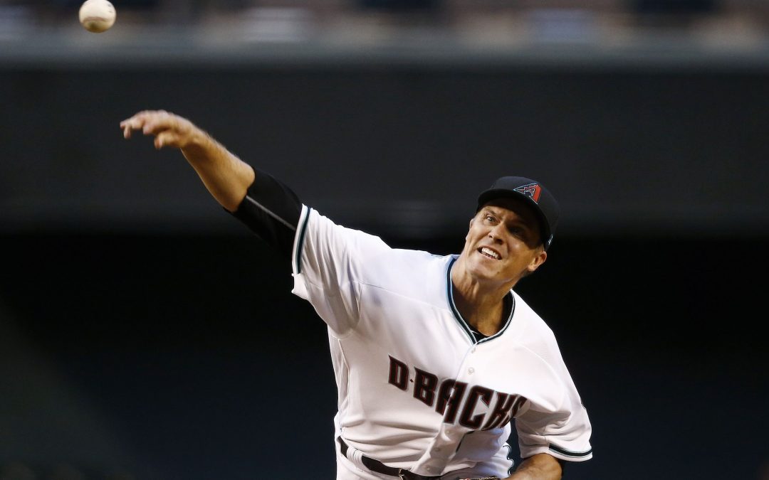 Greinke on the mound for D-Backs against Brewers