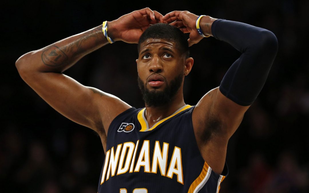 Indiana Pacers’ Paul George left off