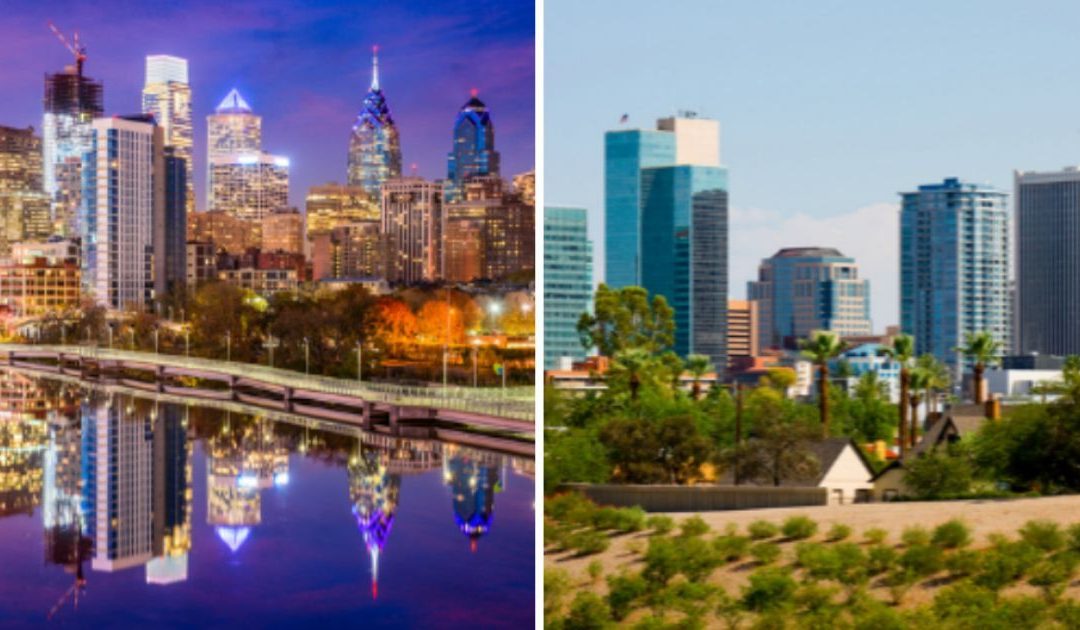 Philadelphia upset that Phoenix is 5th largest city
