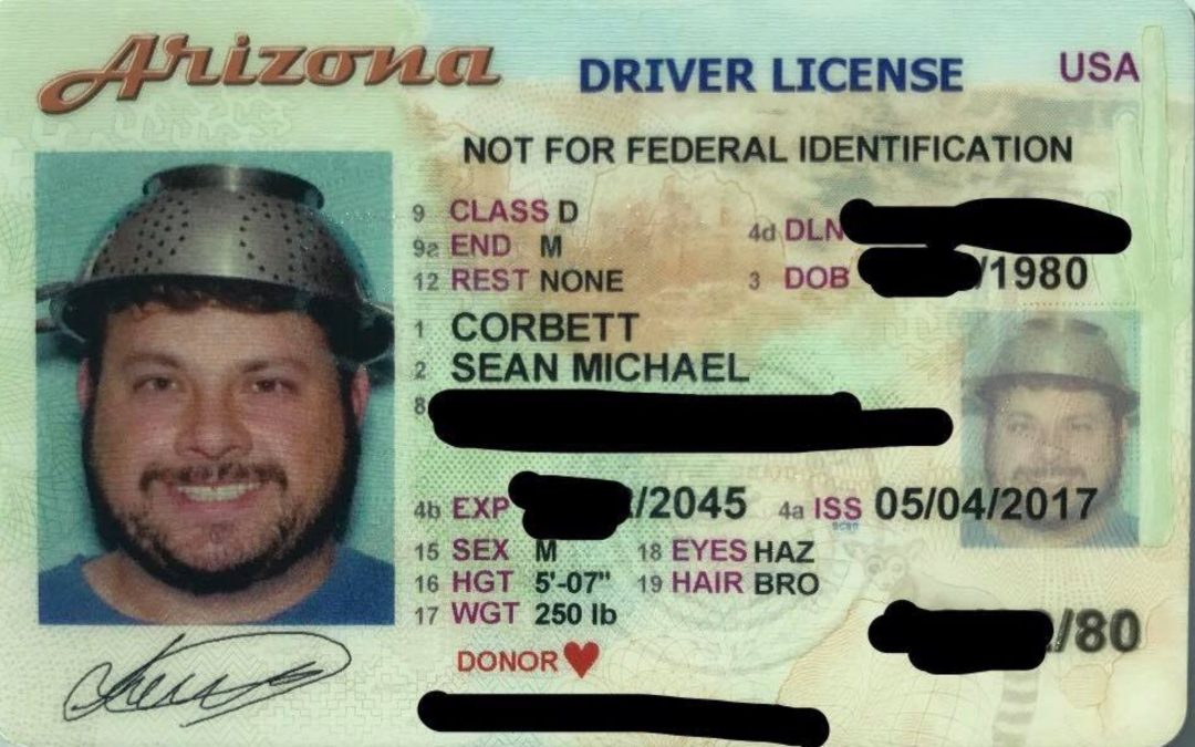 Arizona man wears colander in driver’s license photo in name of religious freedom