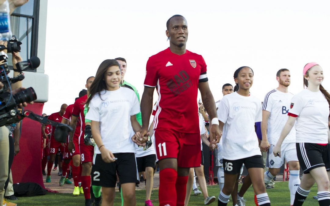 Didier Drogba creates buzz, scores in debut with Phoenix Rising FC