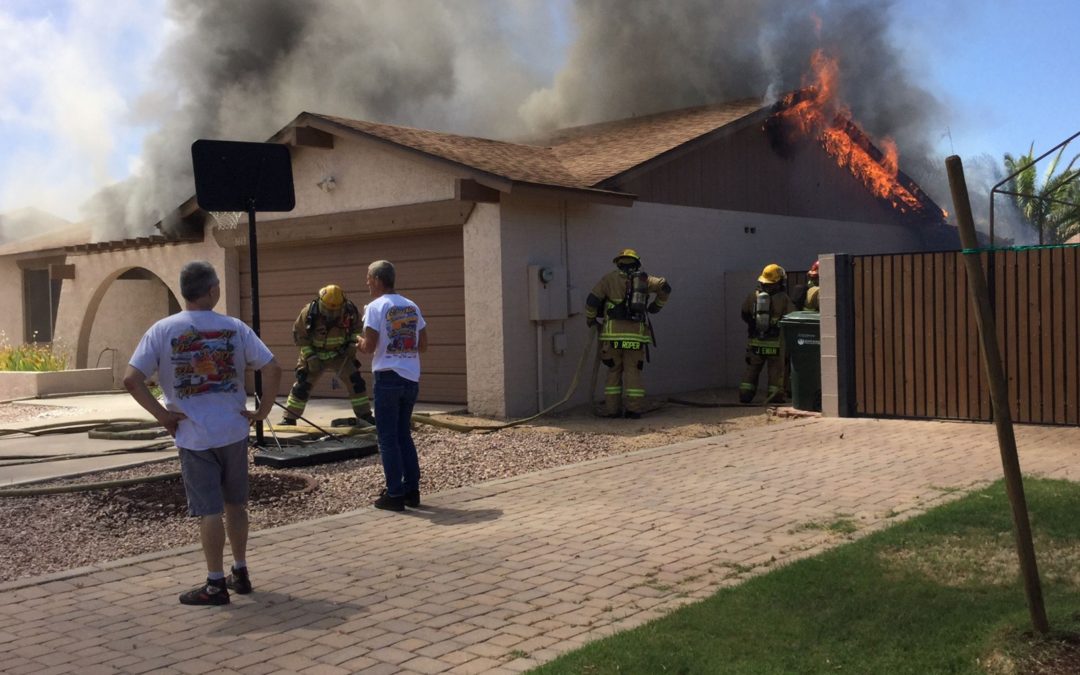 Phoenix family escapes house fire, but their dog perishes