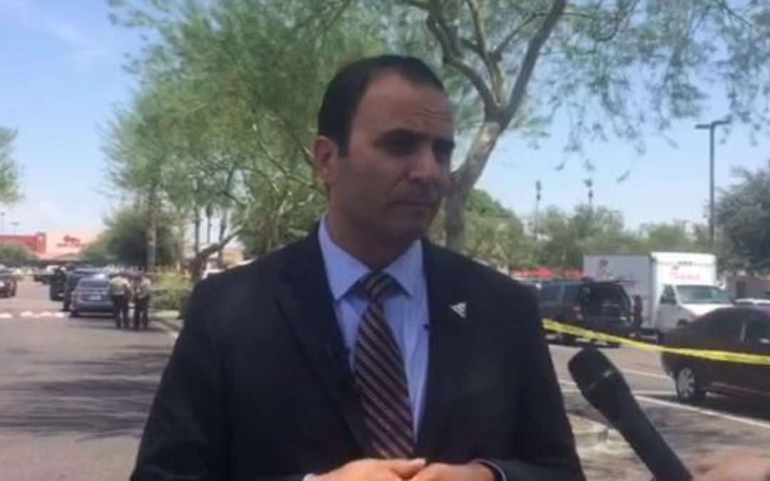 MCSO Sheriff Paul Penzone speaks about officer-involved shooting in Goodyear