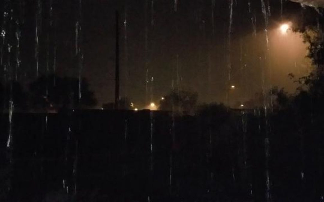 Pouring rain at Power and Brown roads in east Mesa July 20, 2017