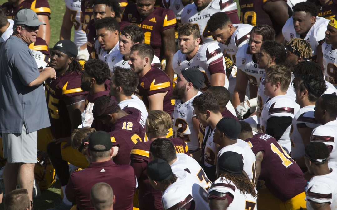 ASU football holds first practice of season Tuesday morning in Tempe