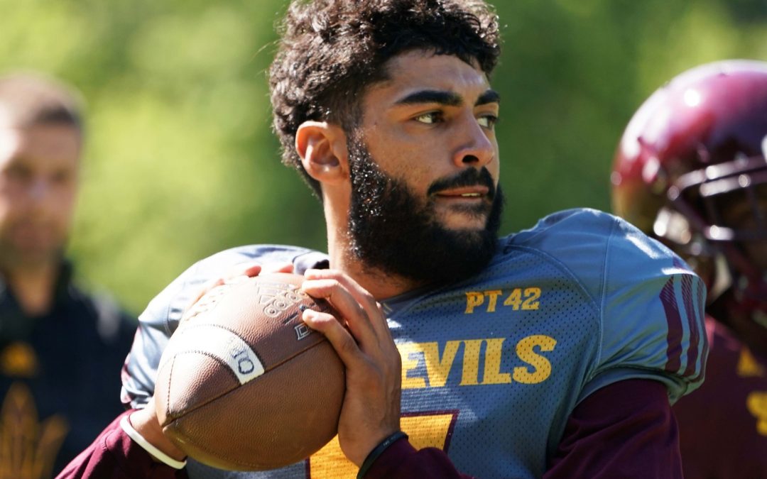 QB Manny Wilkins working to get everything in sync