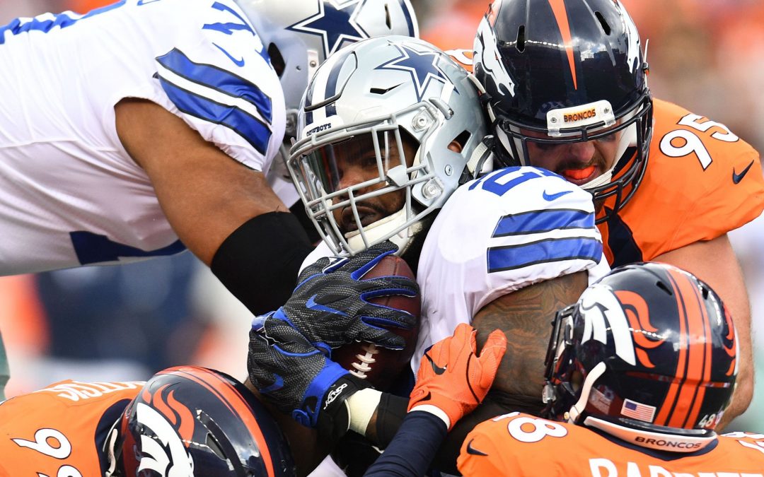 Ezekiel Elliott, Cowboys hit wall in Broncos’ blowout