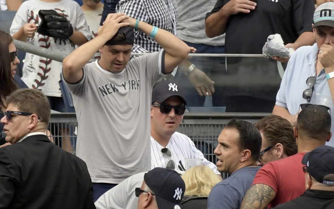 How many more near-misses at Yankee Stadium until nets are extended?