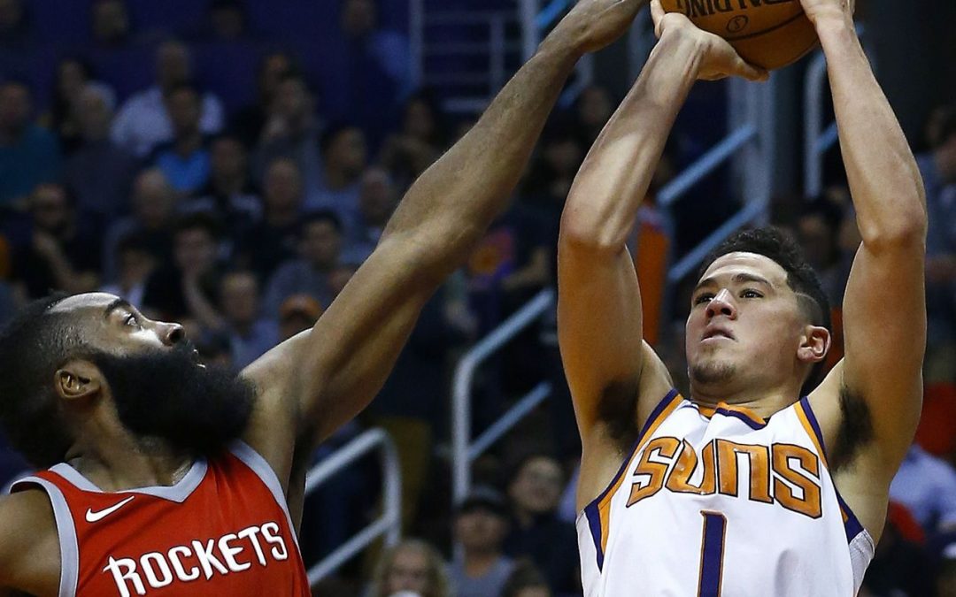 Practice battles with P.J. Tucker helped Suns guard Devin Booker grow