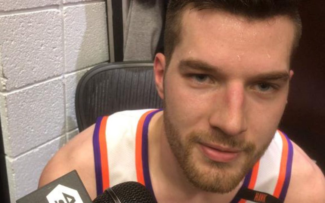 Alec Peters on seeing action in Suns’ loss to Rockets