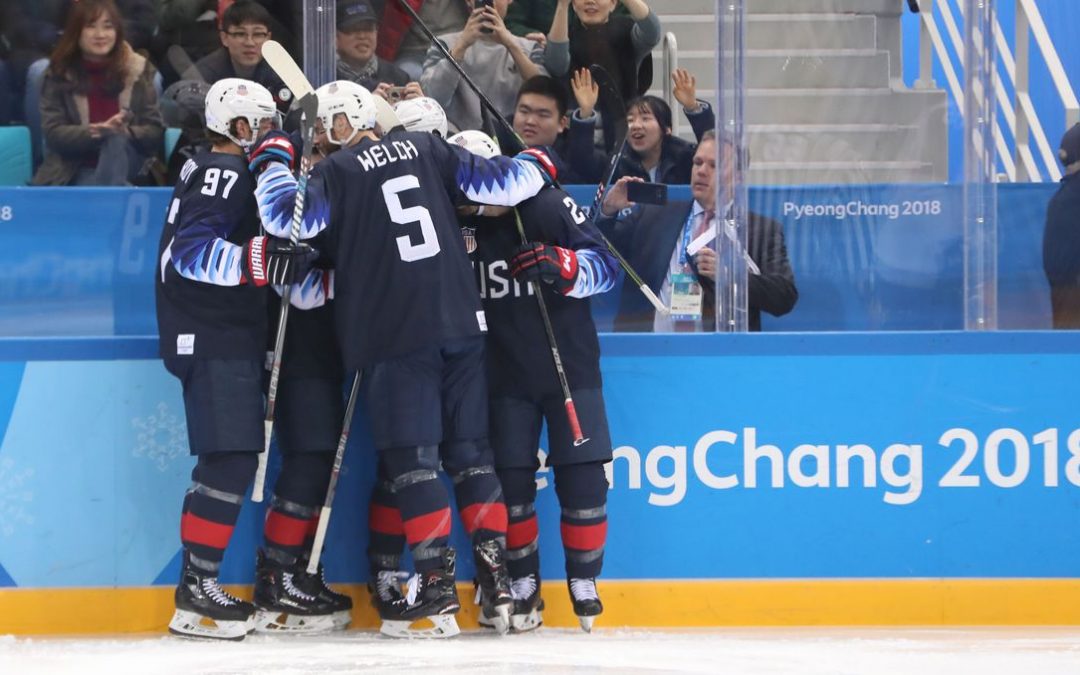 U.S. men’s hockey team advances to quarterfinals
