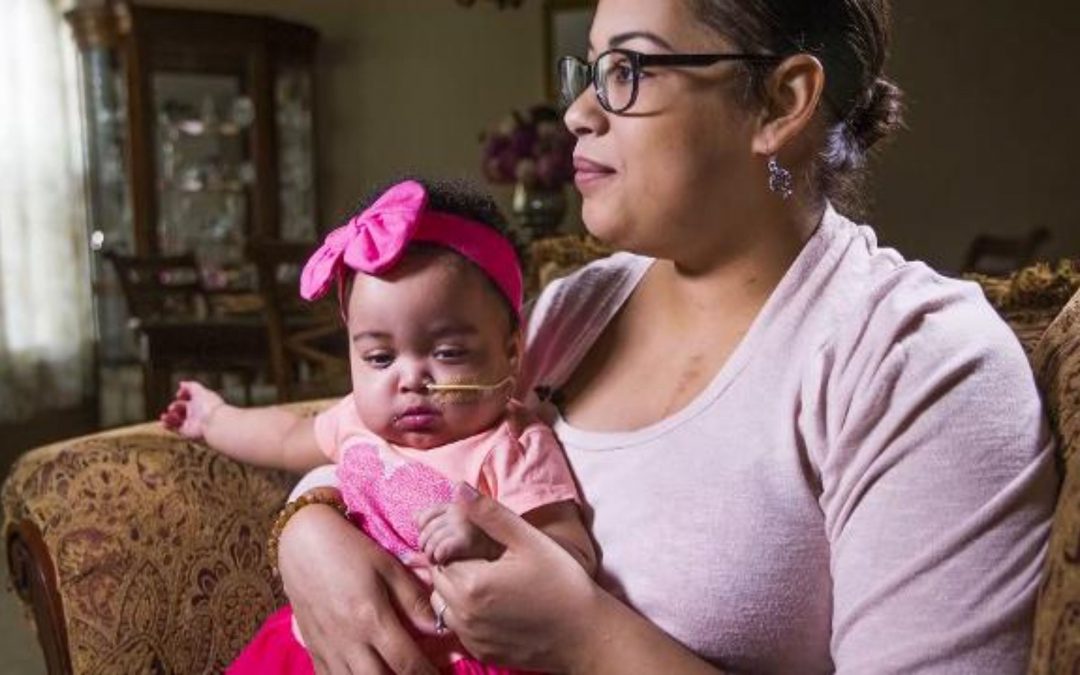 Heart transplant recipient shocked to find her baby needed one, too