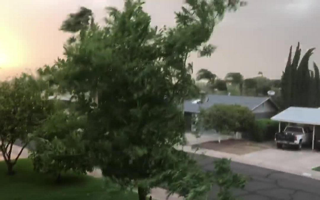 Video shows dust storm rolling into Phoenix area on July 30, 2018