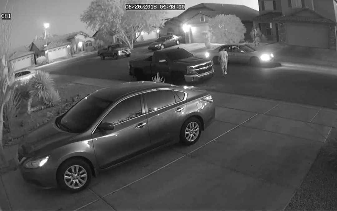 Man seen on video shooting at home and vehicle in Phoenix