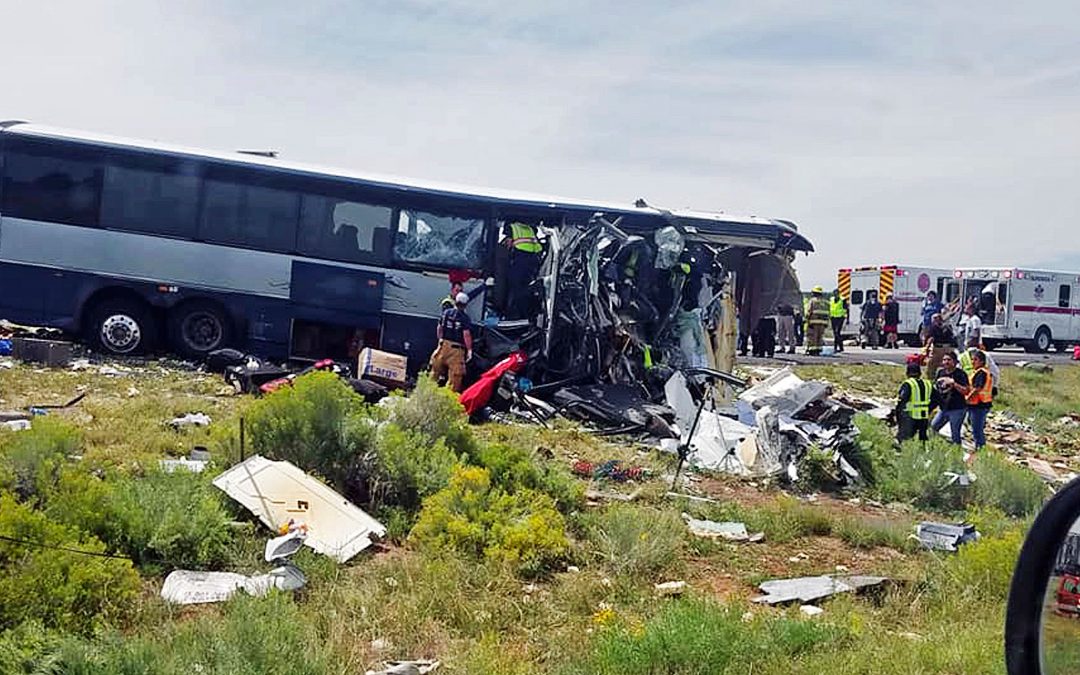 7 dead, dozens injured after Greyhound bus, truck crash in New Mexico