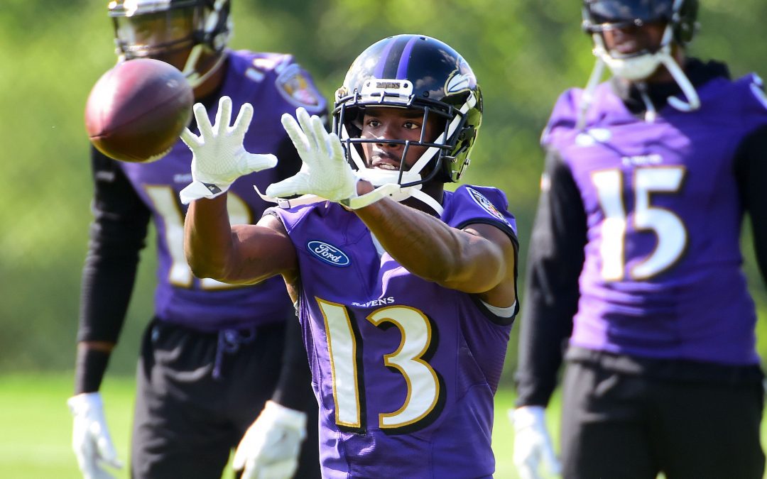 Ravens wide receiver John Brown shining after move from Cardinals