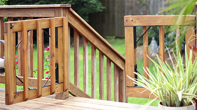 How to Build Gates for a Wood Deck