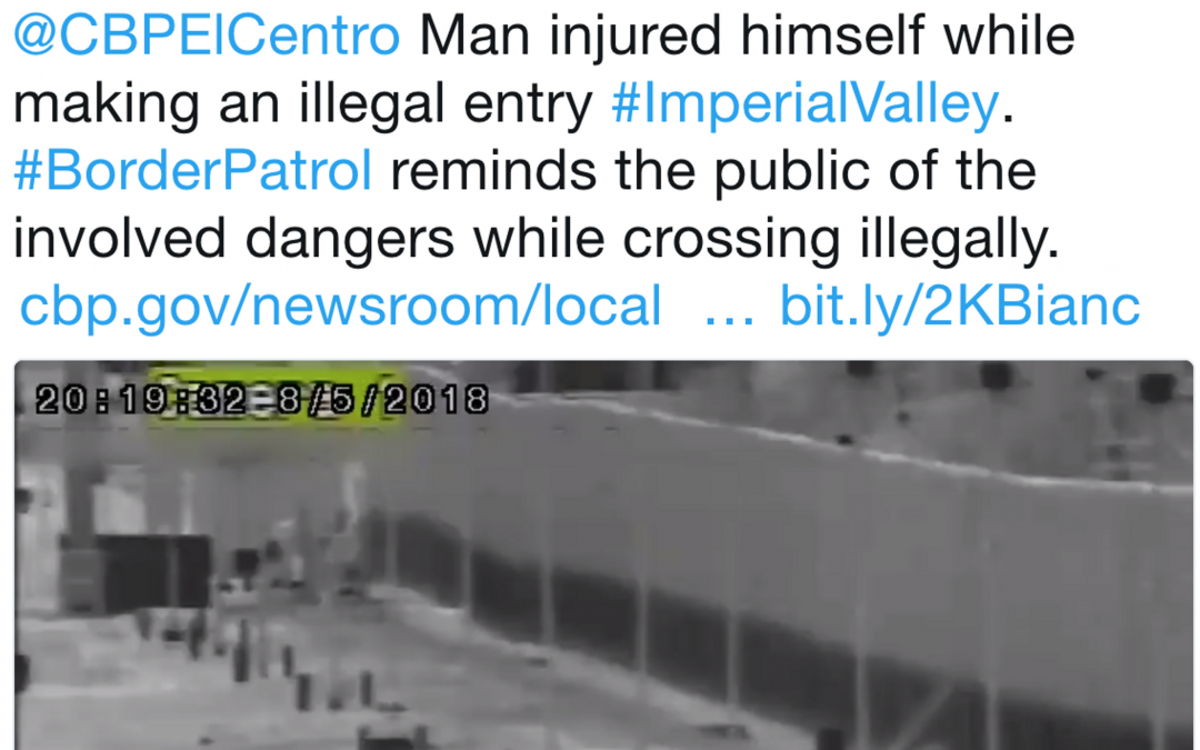 Man breaks both legs illegally crossing border wall in California