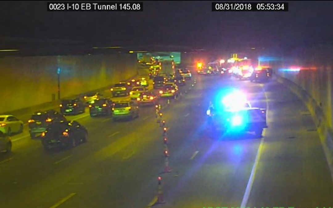 Crash in Phoenix I-10 EB tunnel backs up morning traffic to 75th Ave.