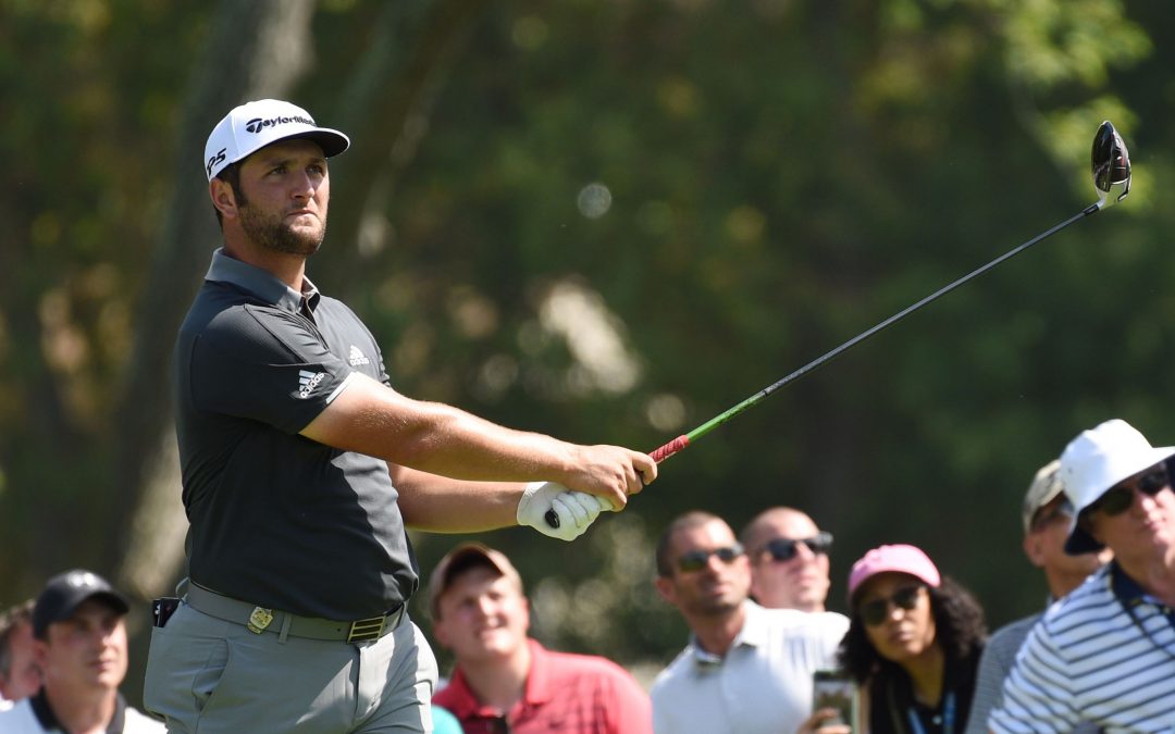 Newly engaged Jon Rahm in hunt early at PGA Championship