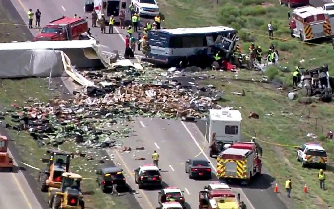 Eighth person dies in New Mexico crash of bus headed for Phoenix