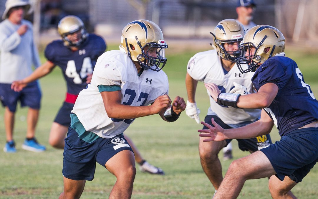 Brothers Tyson, Devon Grubbs give Desert Vista bright football future