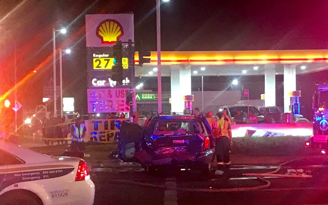 6 critically injured in head-on crash in Phoenix