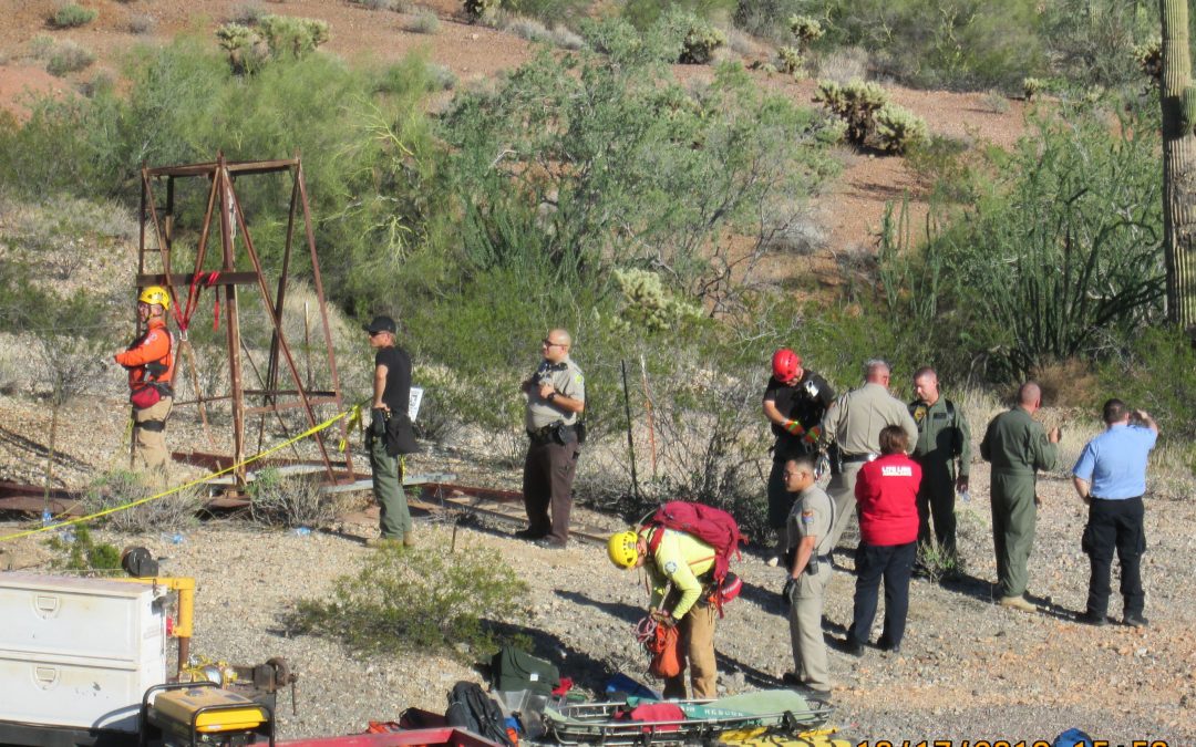 Friend found man trapped in Arizona mine shaft for two days