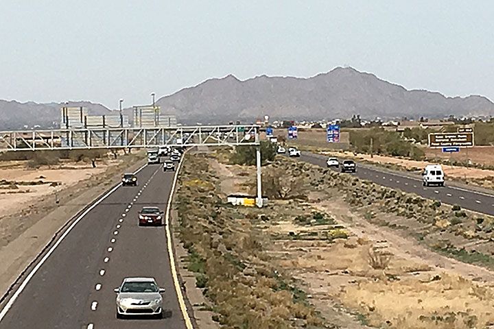 State project adds additional I-10 westbound lane south of Casa Grande