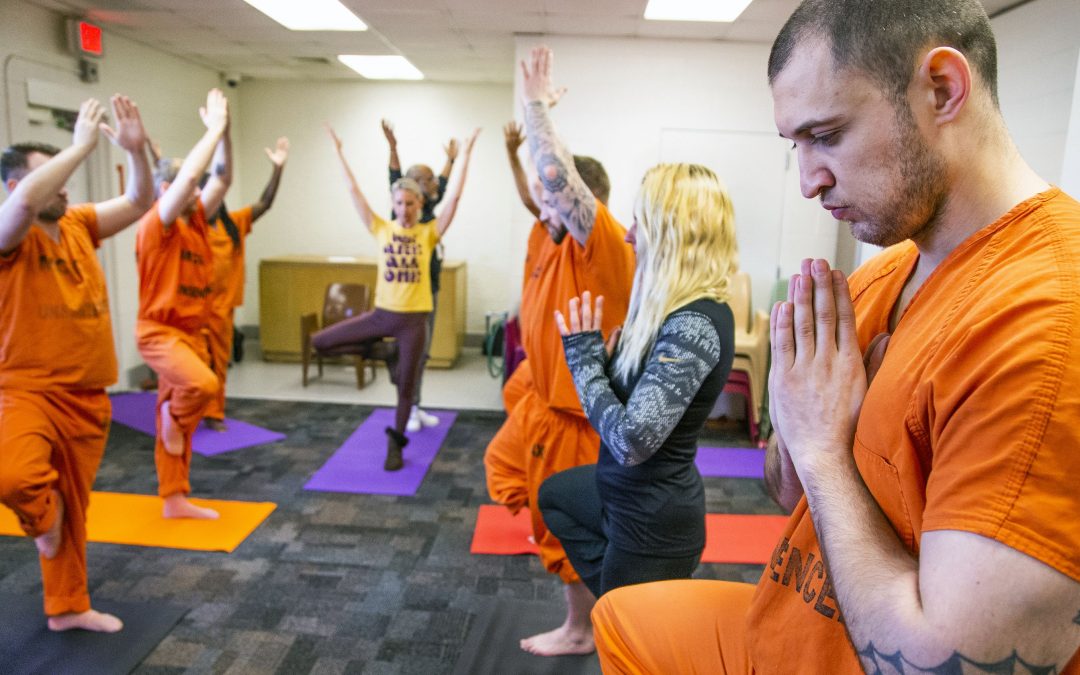 Incarcerated Arizona veteran use yoga to prepare for life after jail