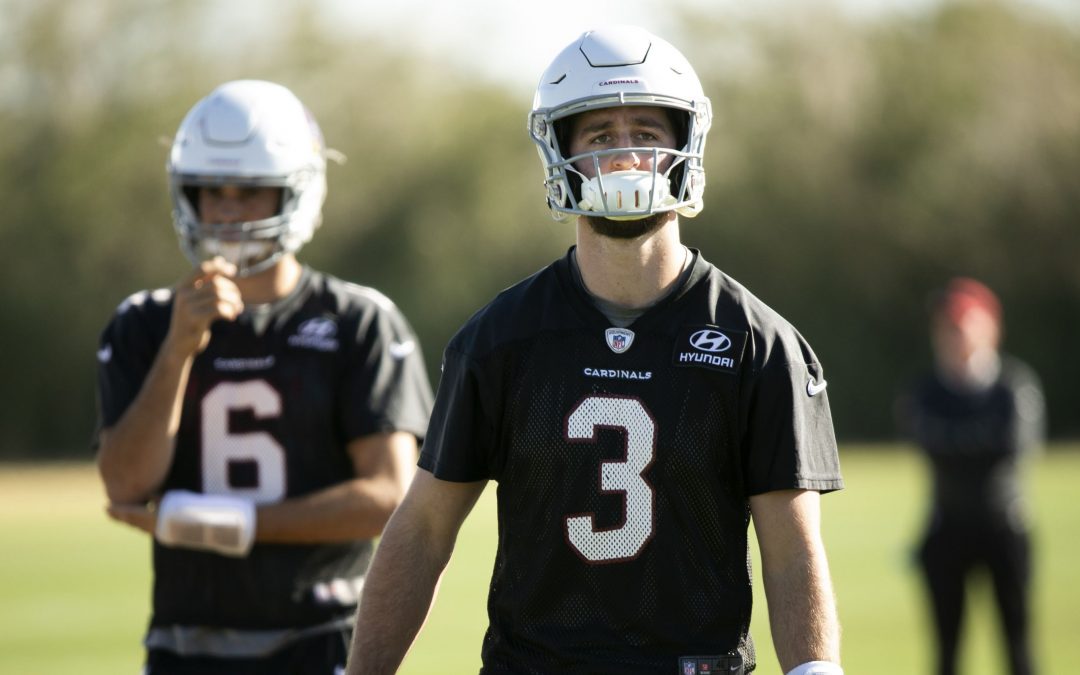 Cardinals’ Josh Rosen responds to trade rumors with silence and work