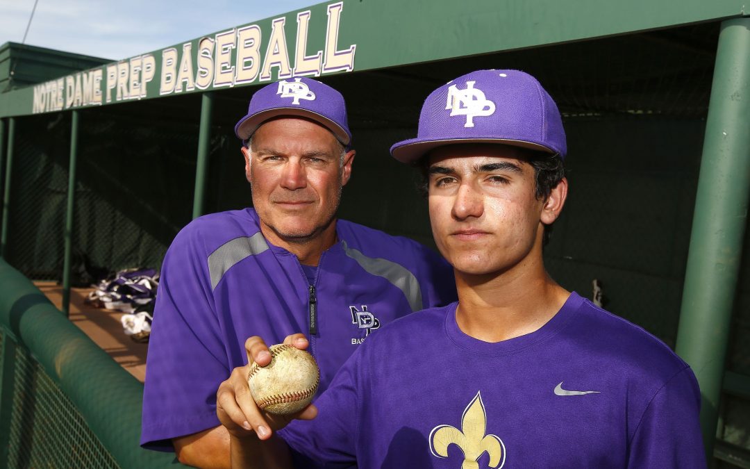 Notre Dame father-son baseball bond strengthened by heart failure