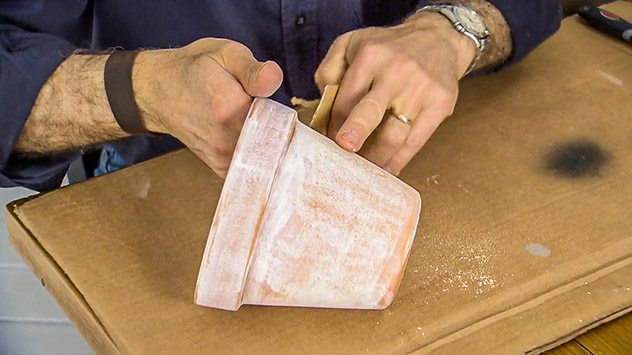 How to Antique Glaze Clay Pots