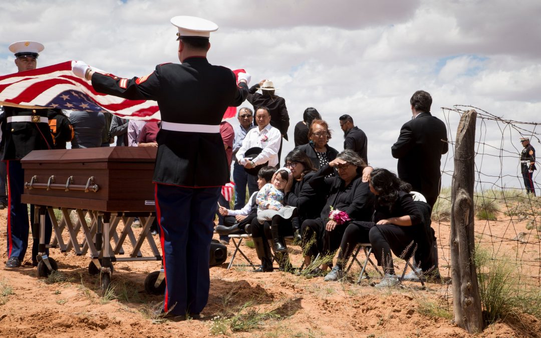 Funeral honors Navajo Code Talker Fleming Begaye Sr.