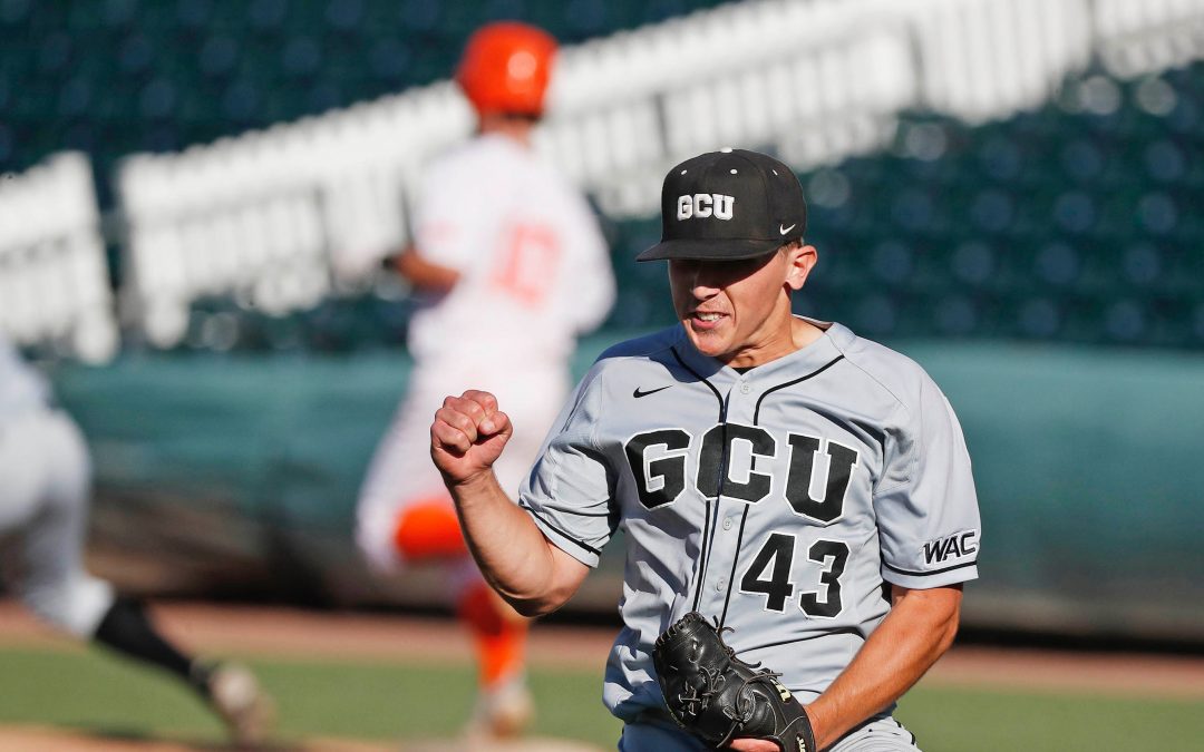 Kade Mechals pitches out of jams to lead GCU to win over UTRGV