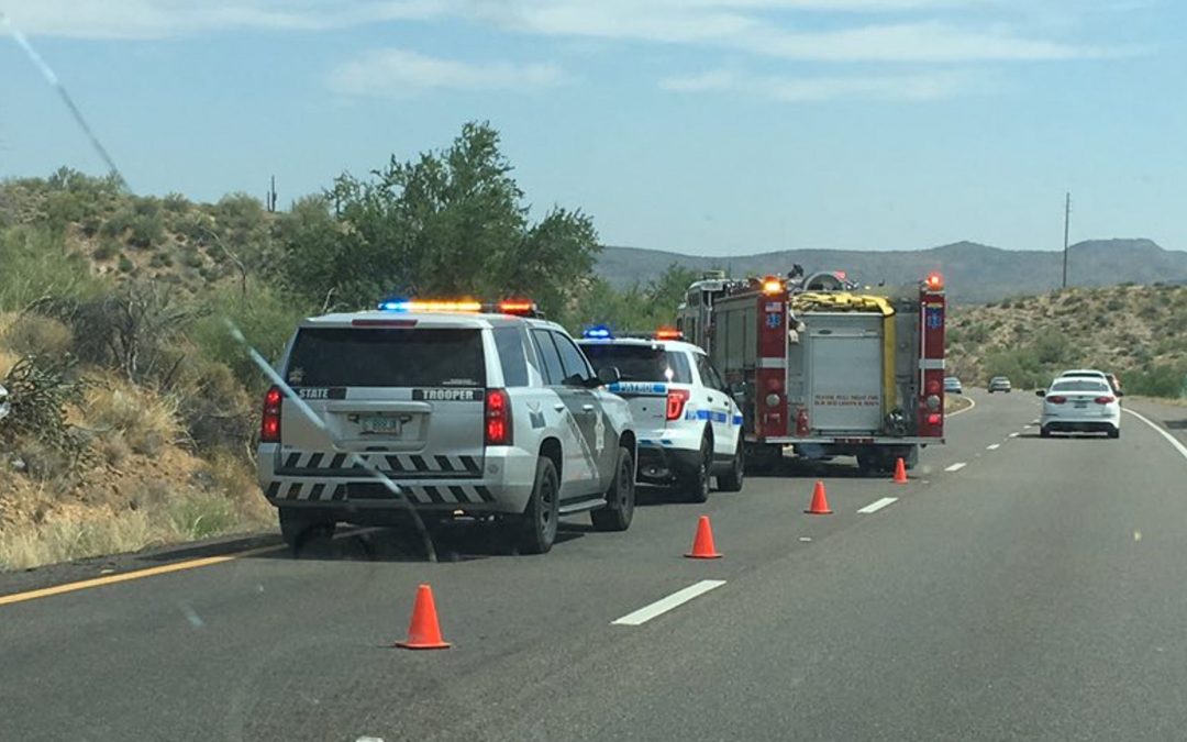 Crash on I-17 delays southbound traffic near Black Canyon City